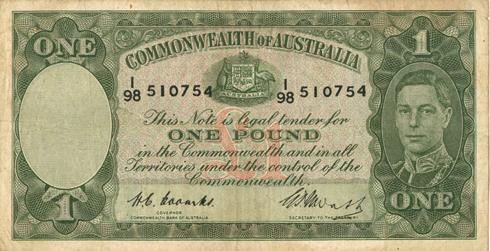 Australia P-26c - Foreign Paper Money